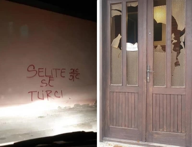 Poruke Bošnjacima nakon Abazovićeve posjete Pljevljima: "Selite se Turci", razbijena stakla na vratima IZ-a