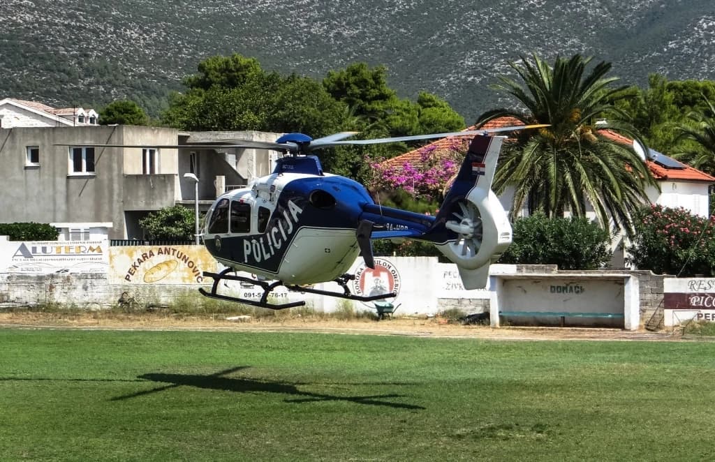 Policijski helikopter u Hrvatskoj