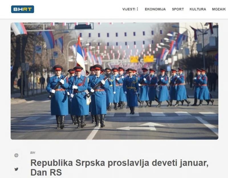 Skandalozna najava BHRT-a: Svečana proslava "Dana RS" uprkos "tumačenju bošnjačke strane"